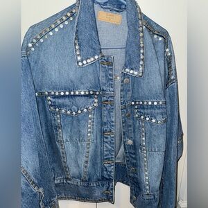 BlankNYC studded denim jacket